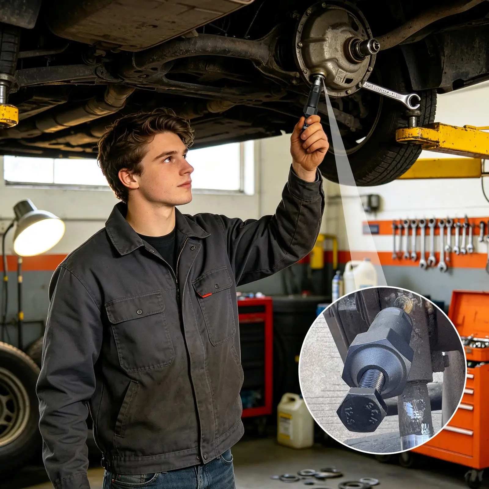 Grease Rejuvenator Tool Steel Professional Heavy Duty Rejuvenator Grease Joint Buster for Truck Farm Agriculture Garage