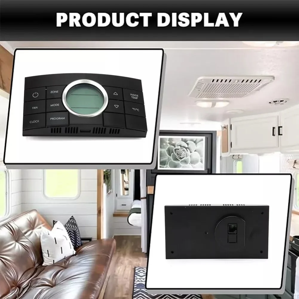 Zwart 10 knoppen ﻿   RV Multi-Zone Comfort Control Center II Thermostaat 3314082000 Auto-accessoires Kunststof Zwart Gereedschap