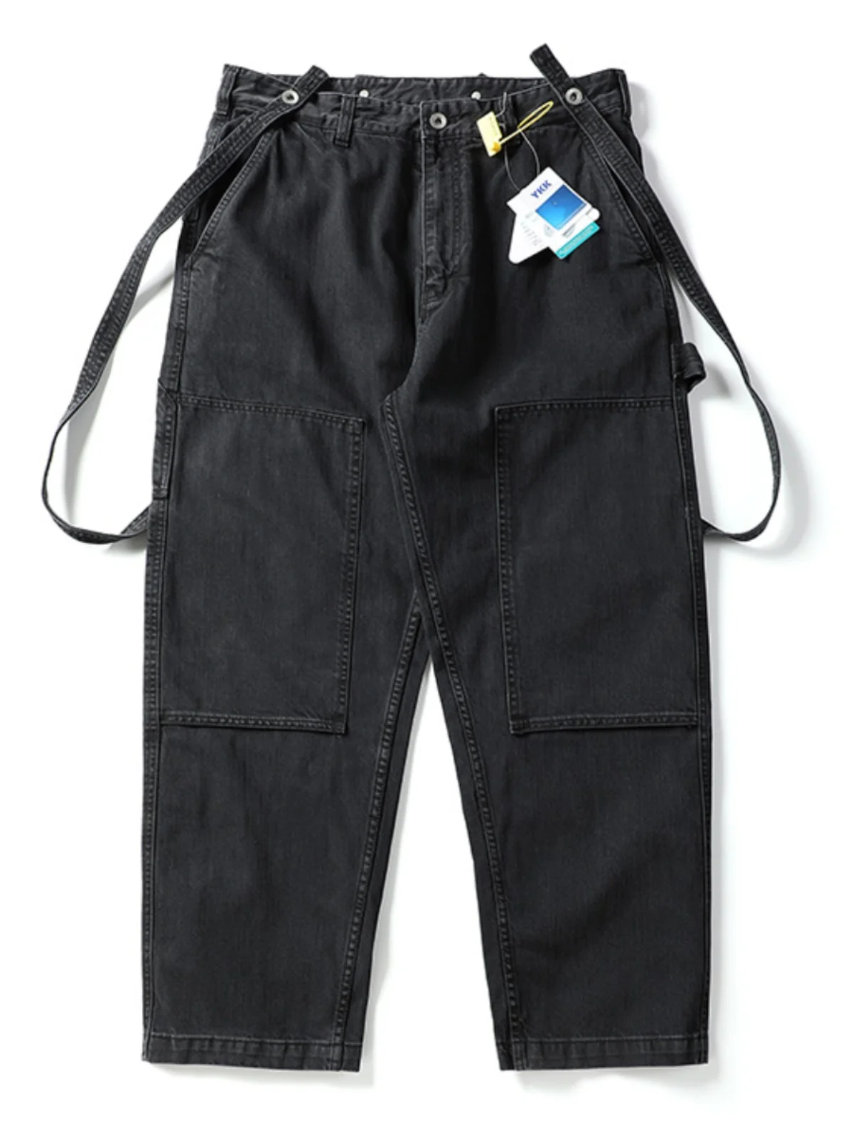 

Мужские повседневные брюки-карго из плотного хлопка, прямого кроя, в японском ретро-американском стиле, модные