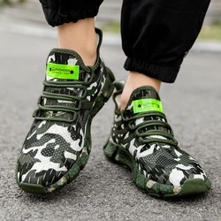 Couples Camouflage Sneakers Women Sports Breathable Vulcanize Shoes Non-slip Rubber Sole Outdoor Sneakers for Men Training