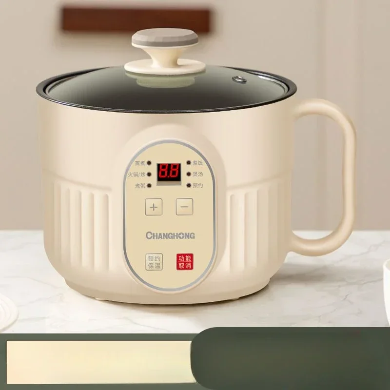 Electric cooker household dormitory noodles small electric pot multifunction electric hot pot cooking rice frying pan