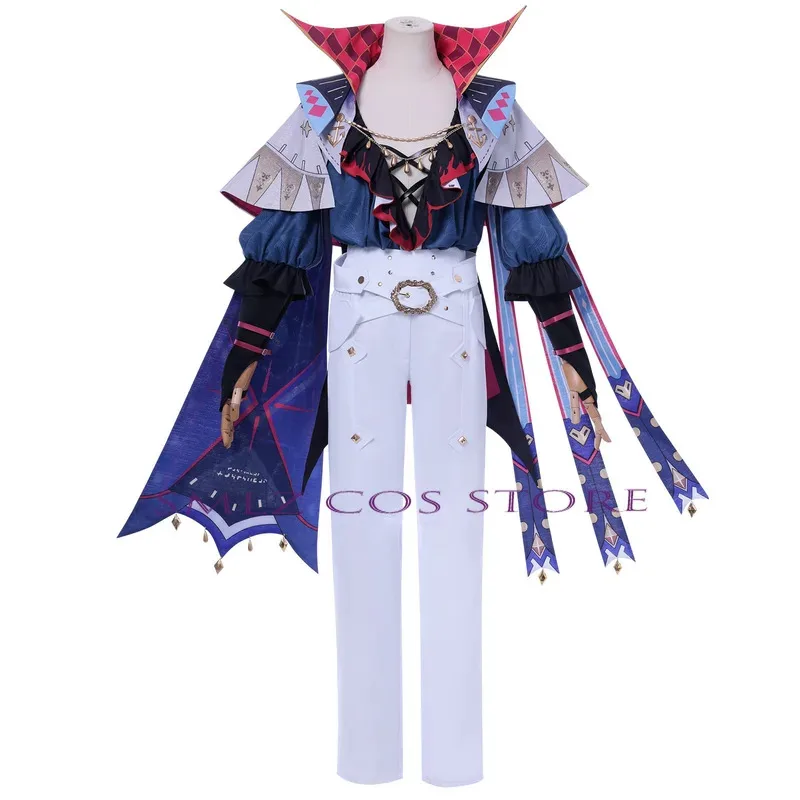 

aa69Smlz Costume Wuthering Waves Brant Cosplay Hat Wig Uniforms Halloween Party Role Play Outfit Game Suits