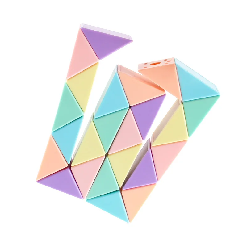 أطفال ماجيك حاكم 24/36/48/72 قطاعات ألعاب تعليمية الغريبة شكل للطي تشوه ماجيك حاكم ثعبان الخيال خلق اللعب