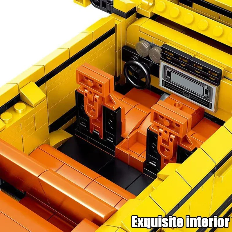 سيتي موك-كتل بناء الماس للأطفال ، الخنافس الكلاسيكية ، نموذج سيارة سباق ، حجم صغير ، سيارة رياضية ، ألعاب الطوب