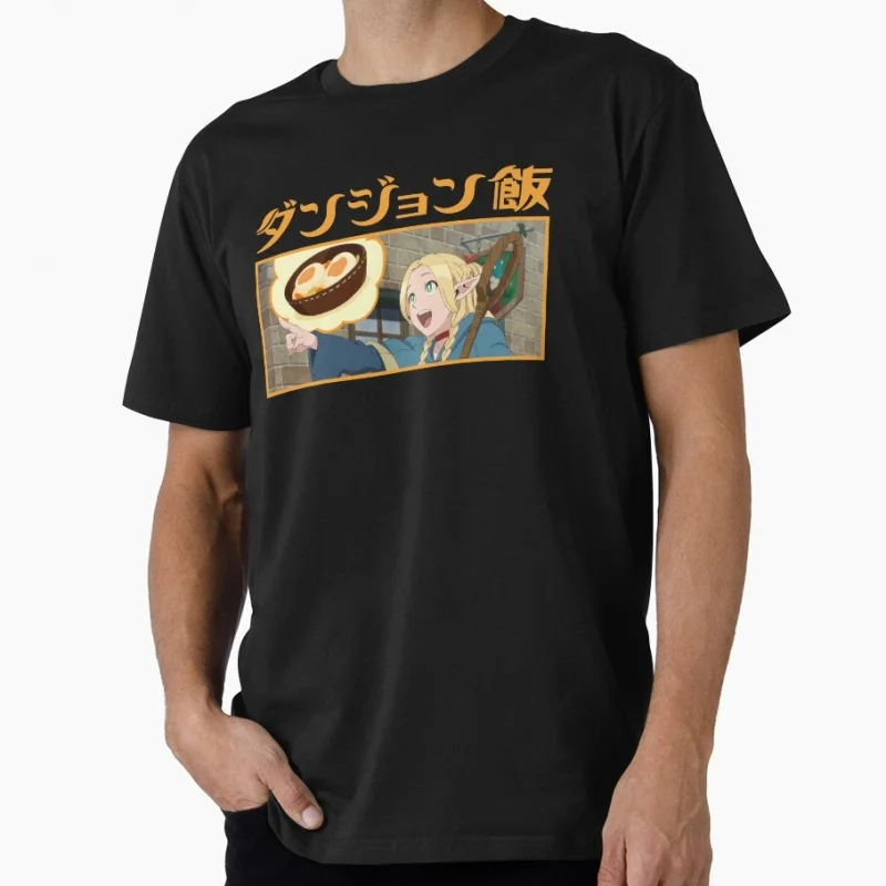 

0410 Delicious in Dungeon Gift T-Shirt for RPG Gamer Dungeon Meshi Cool Anime Fantasy Adventurers Graphic clothes All size tops