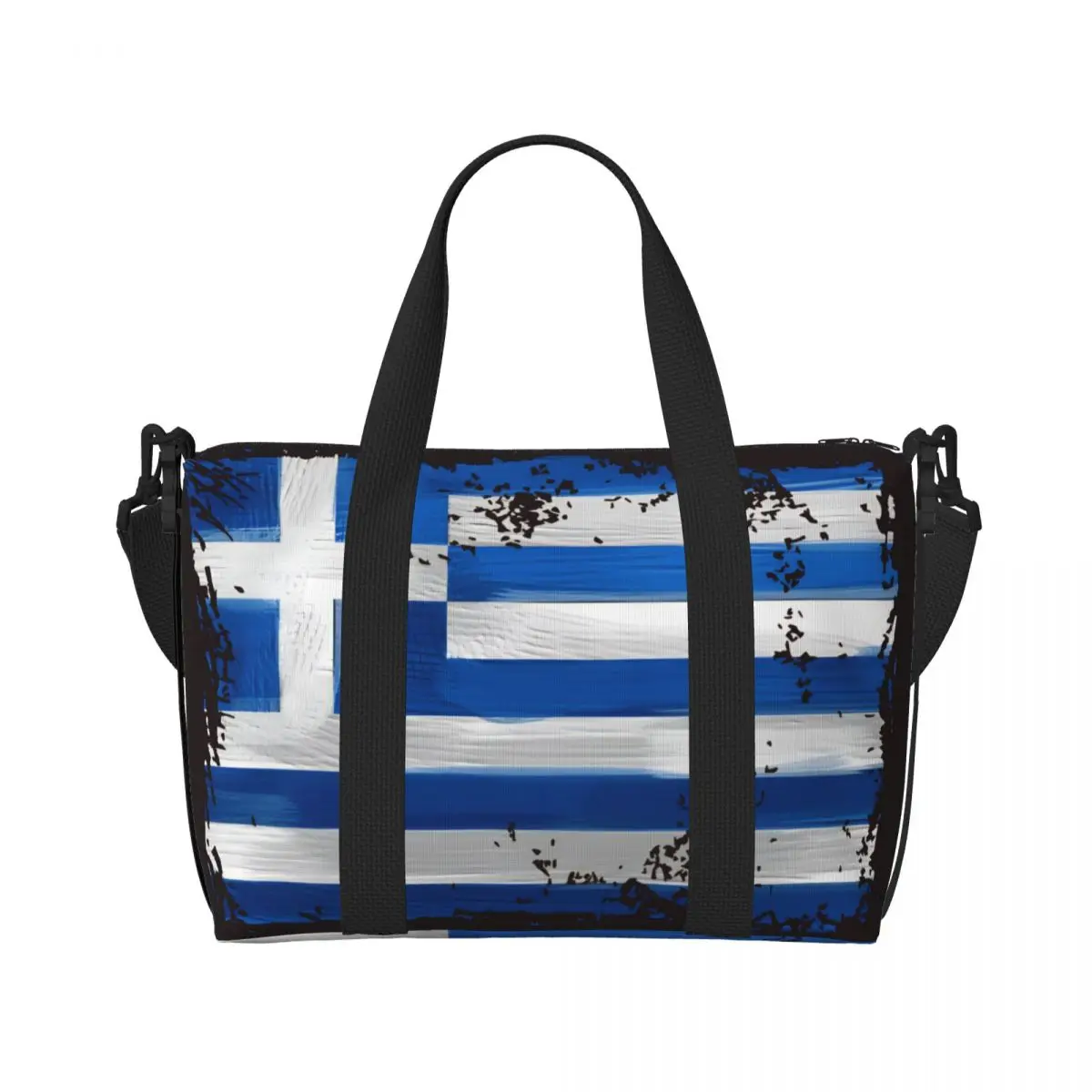 Greece Flag Travel Bag Training Gym Bag Men Women Design Large Capacity Cute Sports Fitness BagsWeekend Handbags