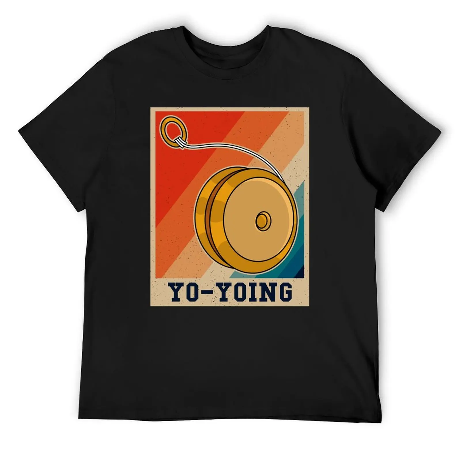 retro yoyo world, nostalgic art T-Shirt new edition summer clothes mens t shirts pack