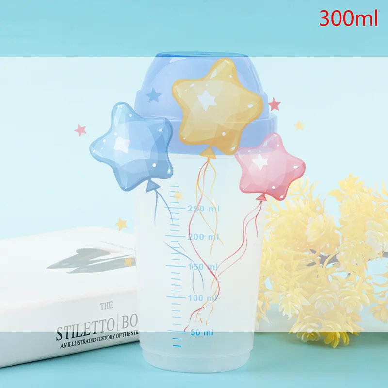 300ml Shaker Bottle Creative Milkshake Protein Powder Mixing Bottle Shake Cup