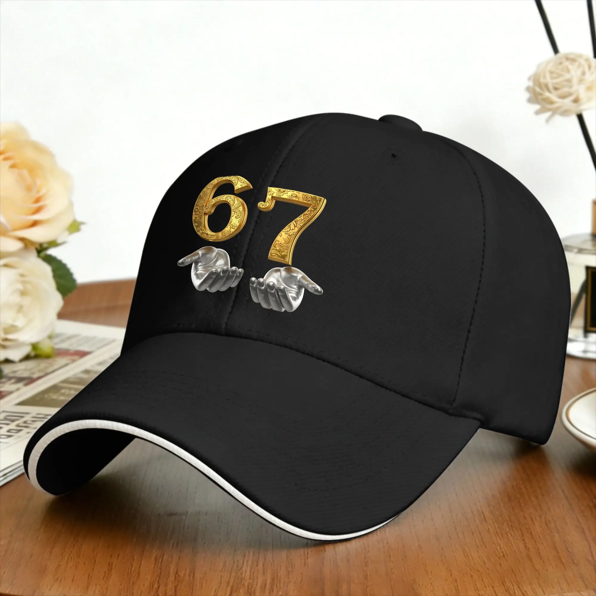 Six Seven 67 Casual Baseball Cap  Kpop Rock Trucker Hat Summer High Quality Baseball Caps
