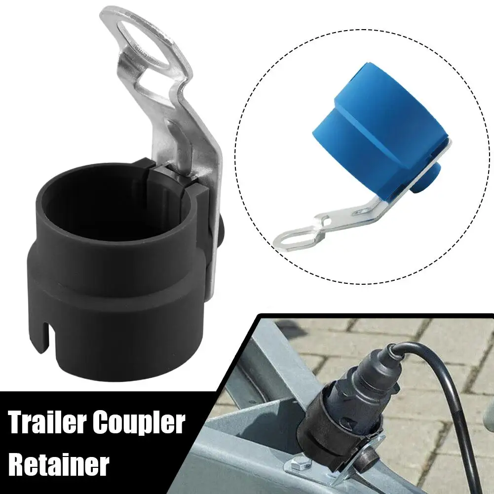 

Round Parking Cover Trailer Plug Holder Trailer Connector Accessory Fixed Bracket Part Connector Plug Trailer ABS 7Pin N0H1