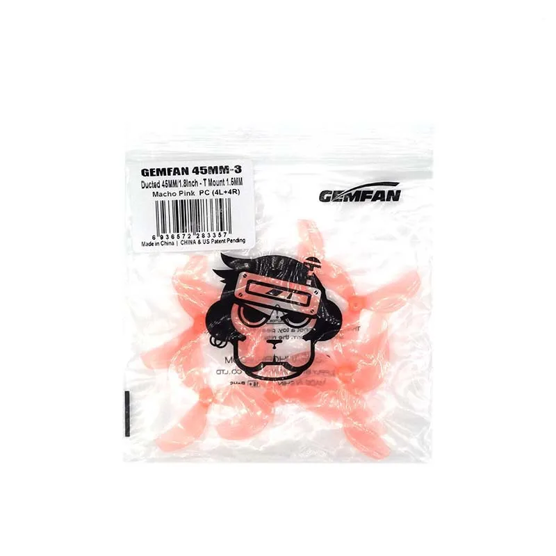 Gemfan 45mm 3-Blade Propellers, Stargazer StarX FPV Drone Props 4cw 4ccw BETAFPV Pavo Pico