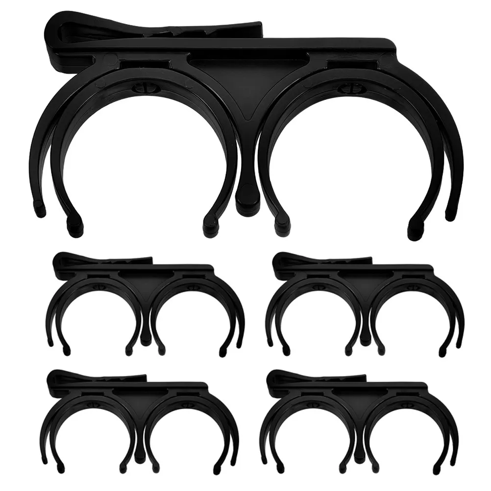 5Pcs Portable Rotating Golf Ball Holder Clip – Foldable Dual Ball Clamp, Wind-Resistant & Ergonomic
