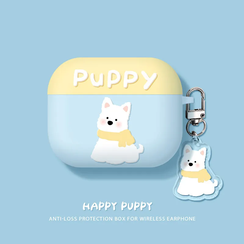 Suitable for For Airpods 4 Pro2 Airpodspro3  Wireless Bluetooth Earphone Protective Case, Water Sticker Soft Shell, Cute Case