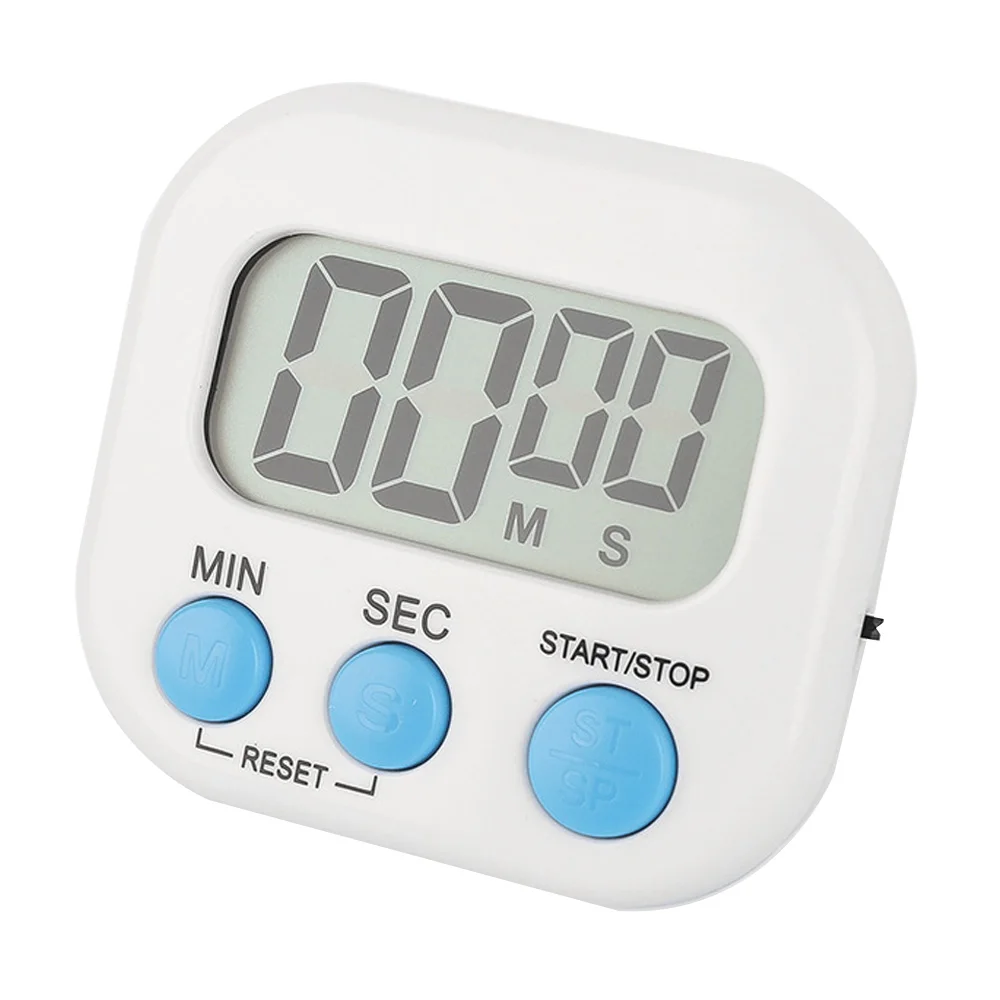 Kitchen Timer Magnetic LCD Digital Countdown Stopwatch With Stand Practical Cooking Baking Sports Alarm Clock Reminder Tools