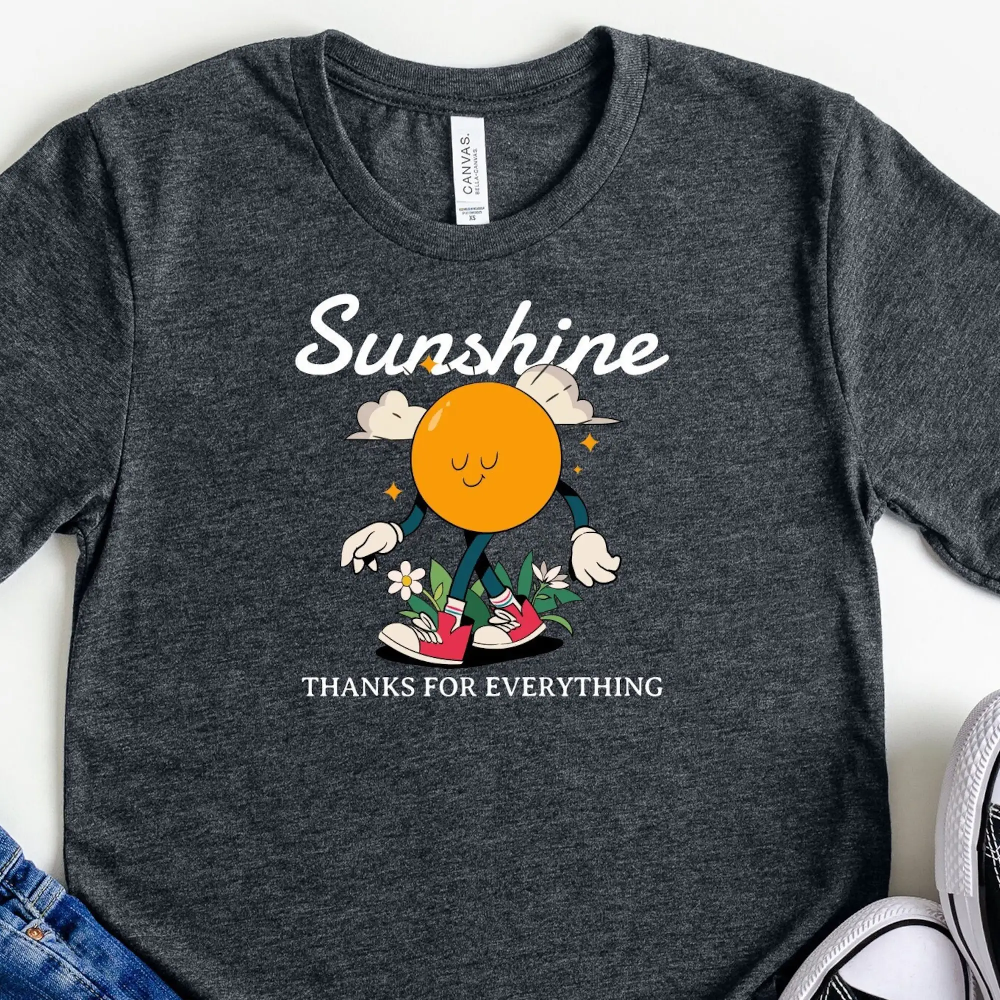 Sunshine T Shirt Thanks For Everything Positive Vibes Gratitude State Of Mind Affirmation Thanksgiving Mental Health