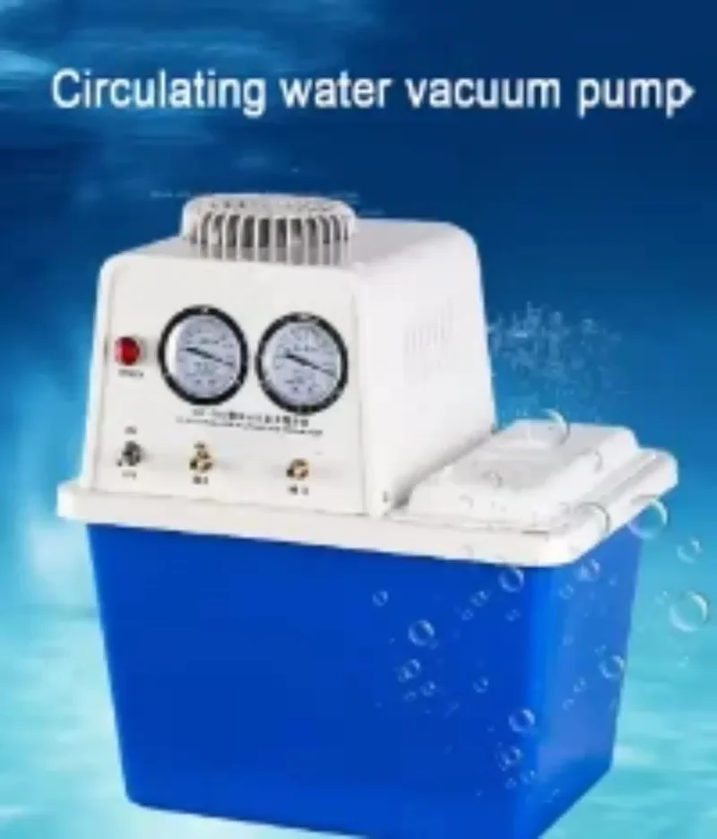 Double Suction Circulating Water Vacuum Pump Laboratory Stainless Steel Bench Type Suction Filtration Pump Double Meter