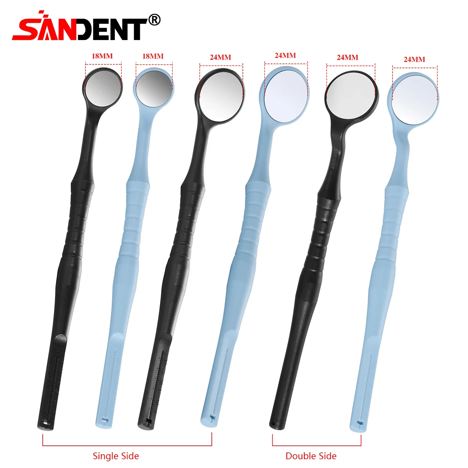 

Dental Micro Mouth Mirror Single Double Side Sterilizable 18/24mm Odontoscope Oral Surgical Tool for Medical Equipment