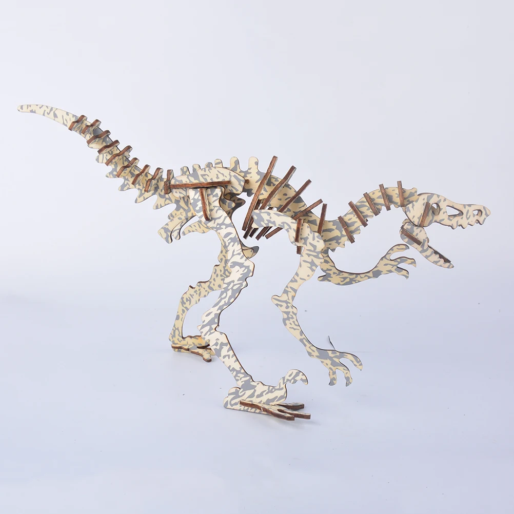 3D пазлы деревянные пазлы игрушки динозавр пазл динозавр головоломка