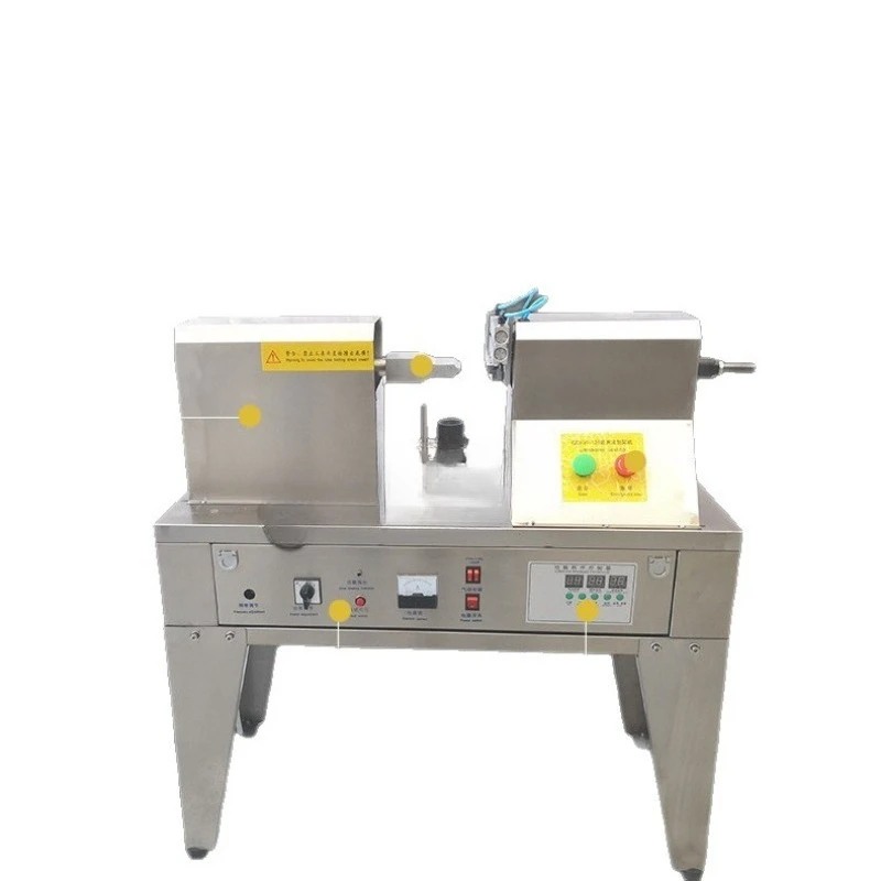 QDFM-125 Semi-automatic ultrasonic aluminum tube hose sealing machine, toothpaste cosmetic hose sealing