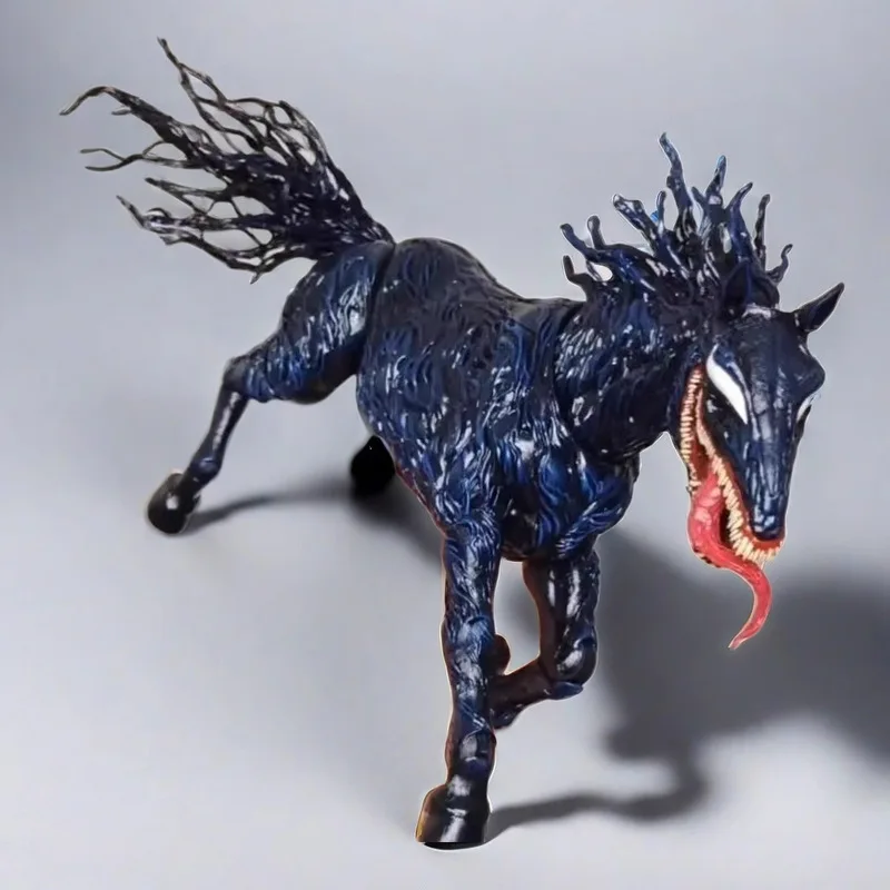 

In stock Marvel Venom 3 figure SHF Venom War Horse symbiotic Venom ornament toy anime peripheral figurine doll halloween gift