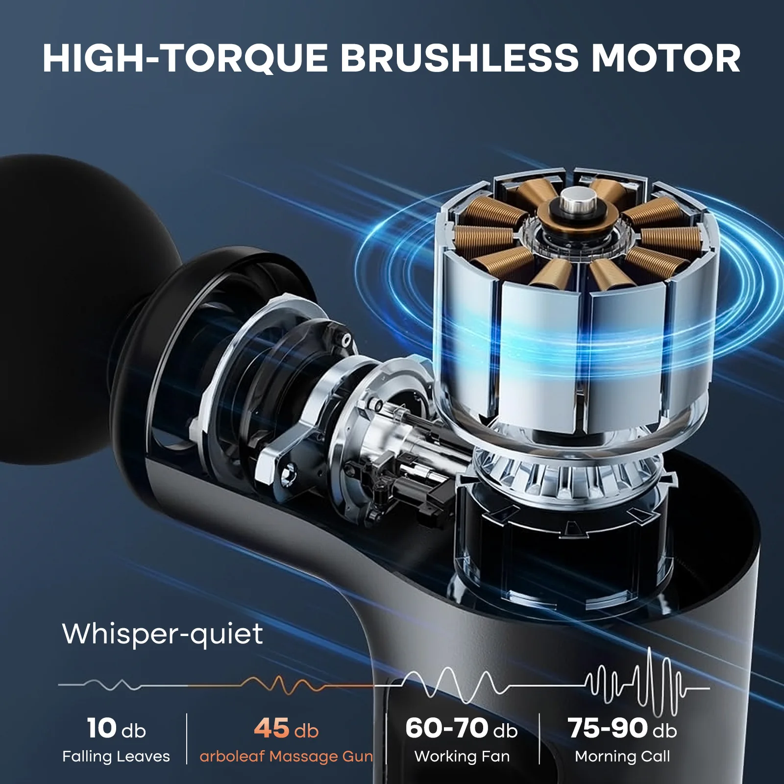 Hot and cold compress fascia gun Professional electric neck gun Brushless motor mini muscle massager