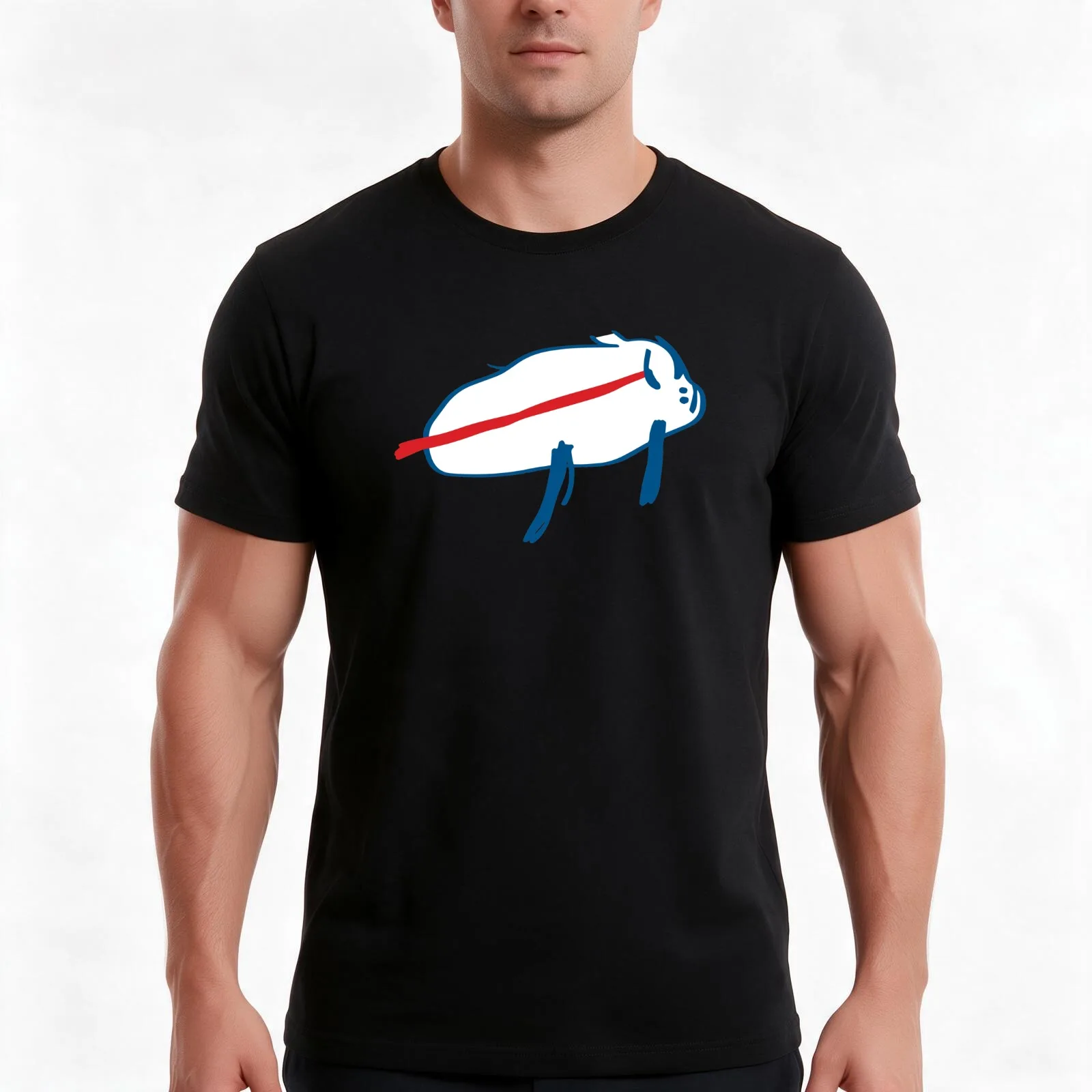 Josh Allen Potato T-Shirt, Summer Casual Cotton Tee, Oversized Streetwear Tops, Vintage Graphic Print, Loose Fit Short Sleeve