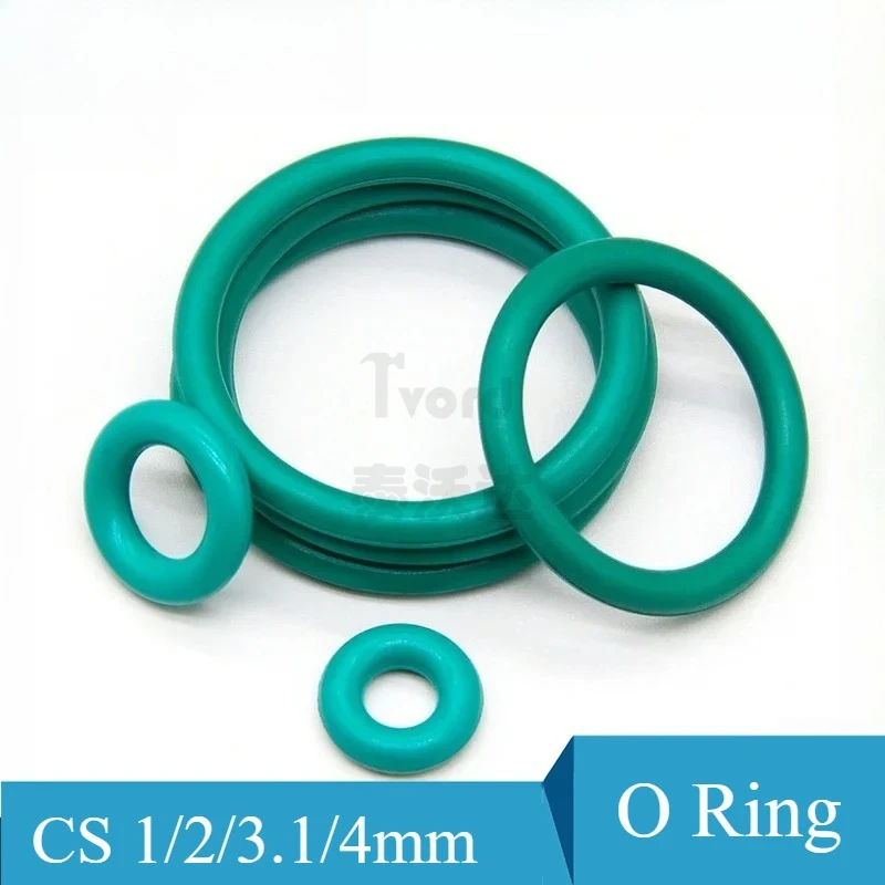 

10pcs FKM O Ring Sealing Gasket CS 1/2/3.1/4mm OD 5-70mm Insulation Oil High Temperature Resistance Fluorine Rubber FKM O-Ring