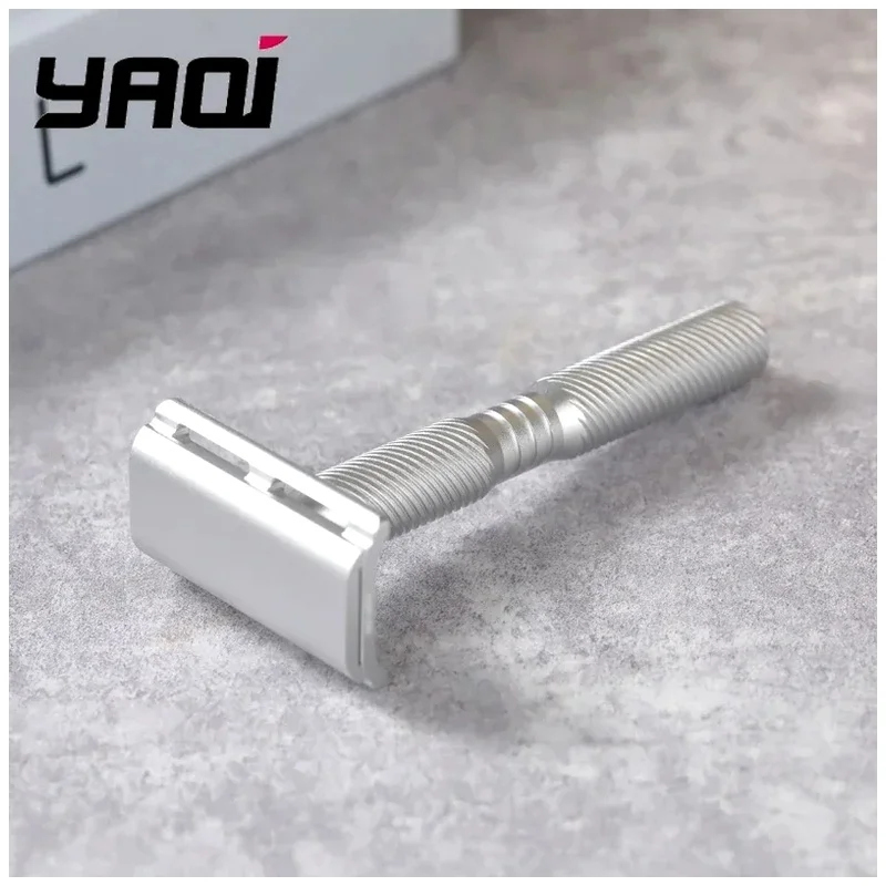 YAQI Ghost Aluminum Version Light Weight Safety Razor Ultra Light Hypoallergenic for Men Mens Grooming Tools Best Gift for Men
