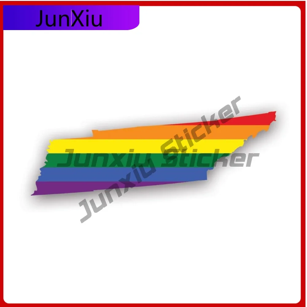 

Epic Tennessee State Shaped Gay Pride Rainbow Flag Sticker Uv Protected Decalslgbt Lgbtq Lgbtqia Community Tn Decal Durable