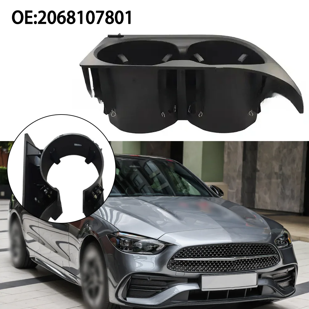 

Car Front Row Center Console Water Cup Holder For Benz W206 2022-2024 Drinks Holder Interior Accessories