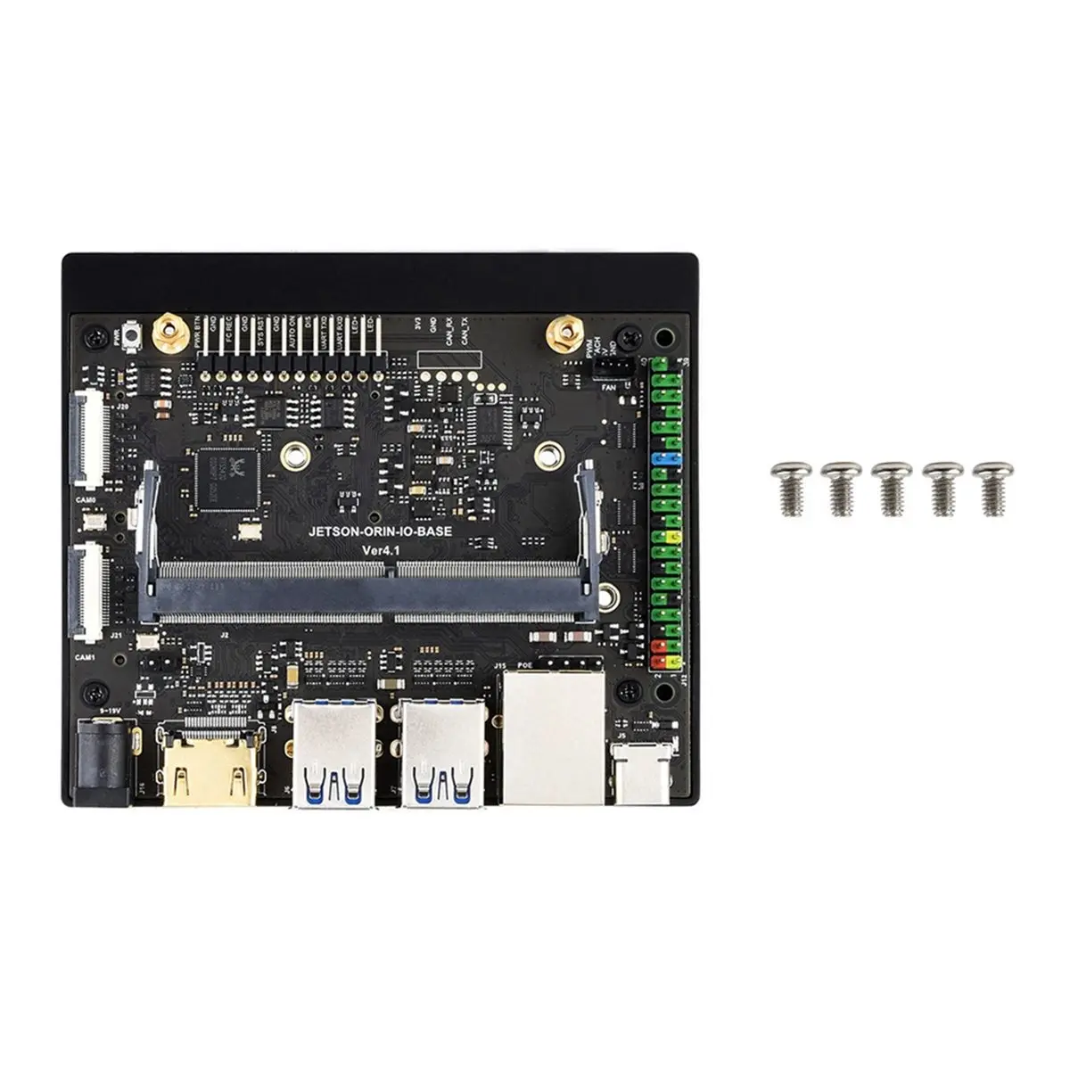 [VALUE PACK]For Nano/NX Super Base Board -Compatible 2xCSI 5xUSB 40PIN GPIO 2xM.2 Key M 1xM.2 Key E Port