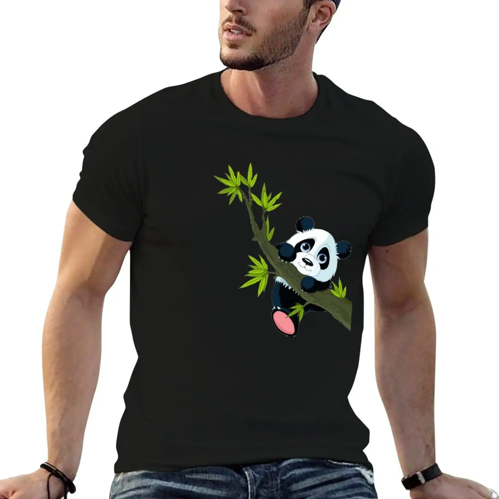 

Panda T-Shirt funny t shirts dark humor t shirts for man pack white T-Shirt