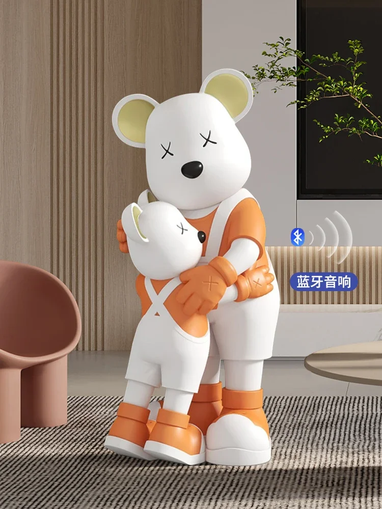 

Creative Cartoon Parent-child Hug Violent Bear Decoration Living Room TV Cabinet Sofa Next To Large Ornaments Housewarming Gift