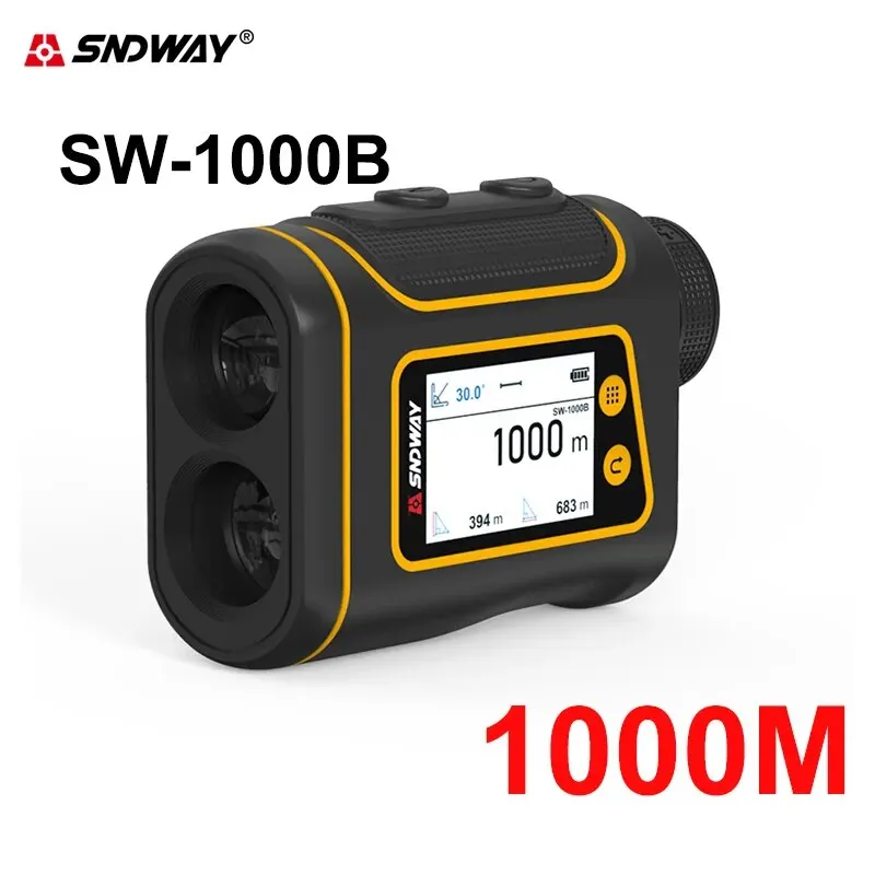 SNDWAY Laser Rangefinder Telescope Laser Distance Meter Hunting Golf Rangefinder 600M 1500M