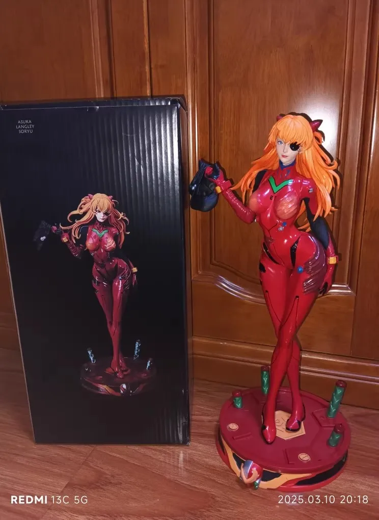 

45CM Boxed Anime EVA Ayanami Rei Hyuga Figure PVC Model Toys Ornaments Gifts