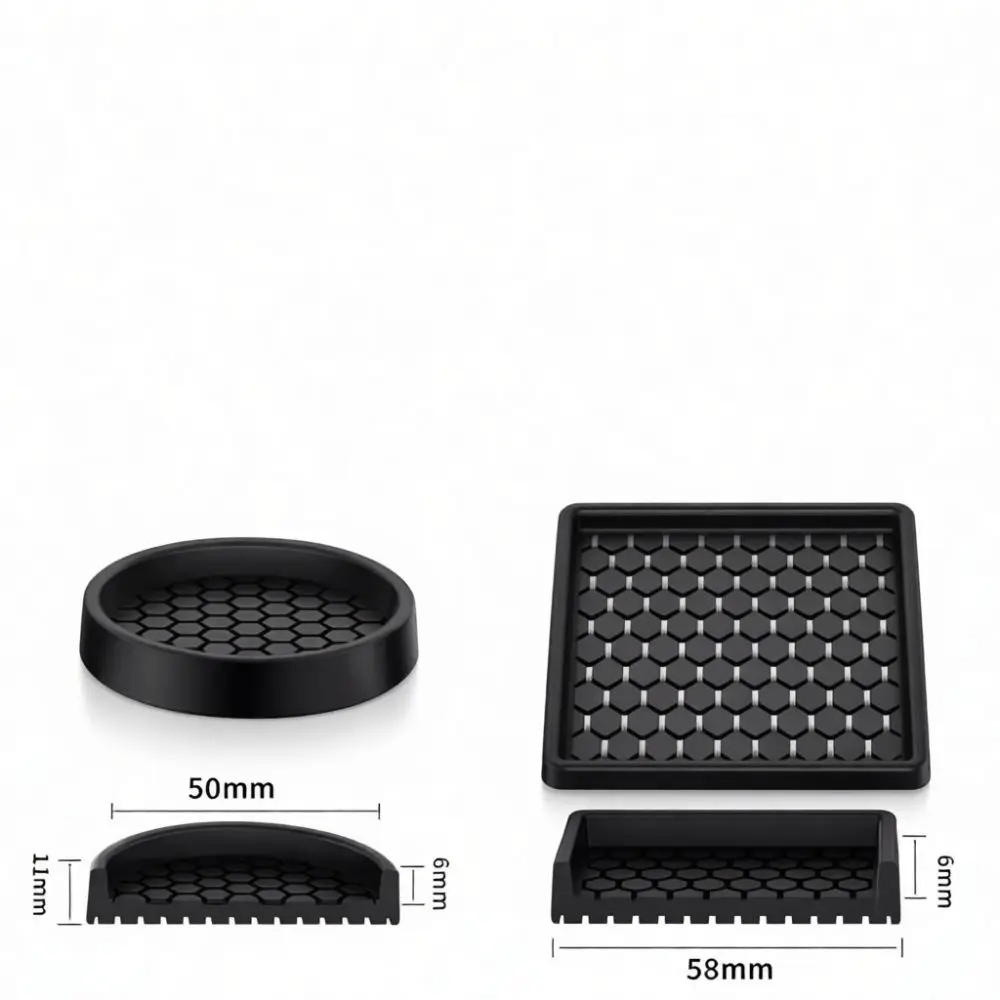 Anti Slip Furniture Leg Mats Silicone Chair Feet Covers Floor Protectors Noise Reduction Pads For Hardwood Floors Tiles