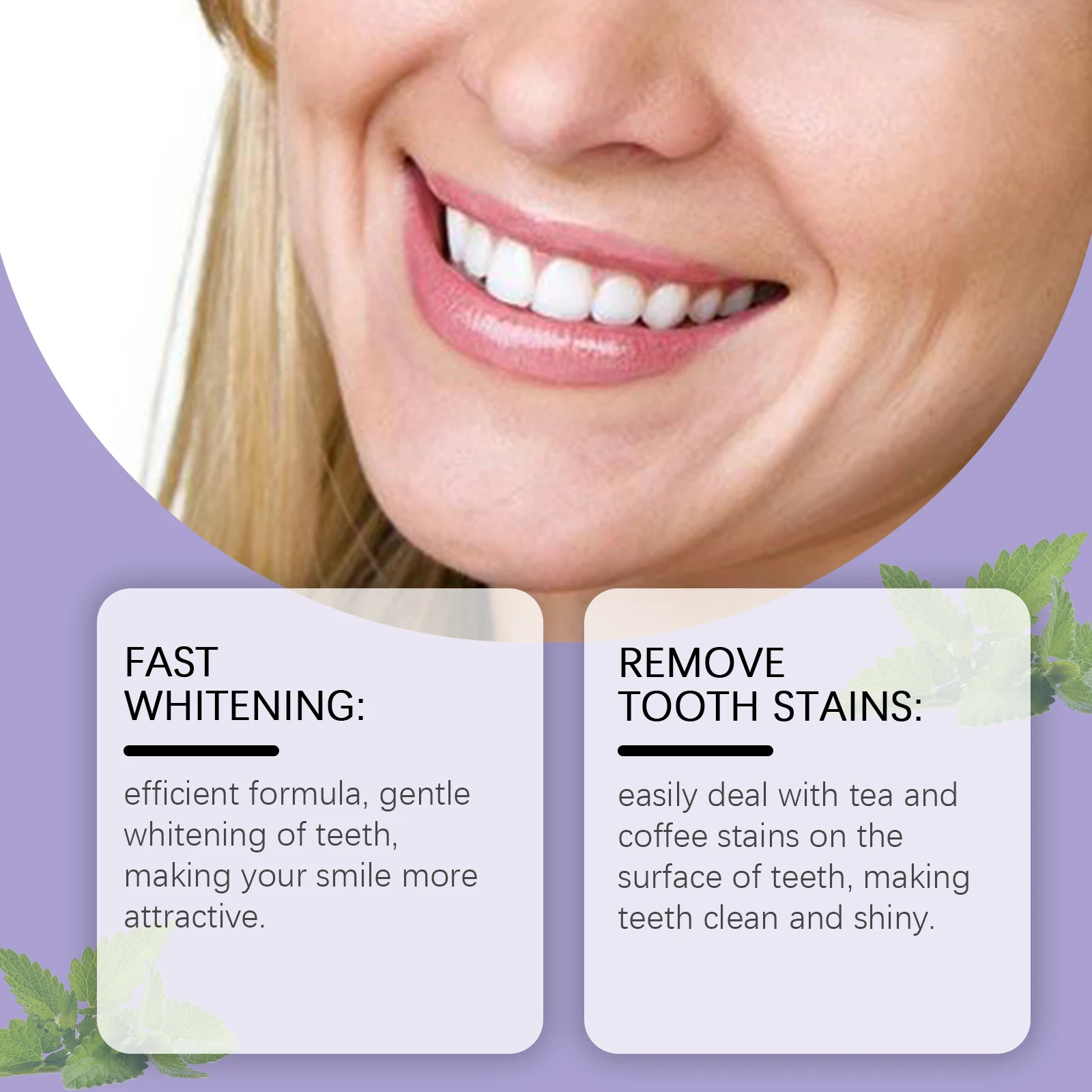Bande de blanchiment des dents، élimine les dents، ثيه، مقهى، فومي، esclaircissement des dents، nettoyage en profondeur، hygiène