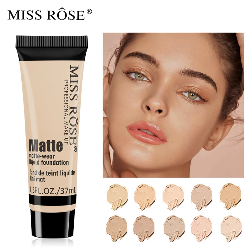 Waterproof Matte Liquid Foundation BB Cream Primer Moisturizing Oil Control Cover Dark Circles Acne Concealer Beauty Cosmetic