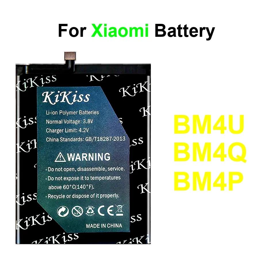 

Mobile Phone Battery High-Capacity BM4P BM4Q BM4U 5000-5200Mah For Xiaomi MI Redmi K30 Ultra Pro