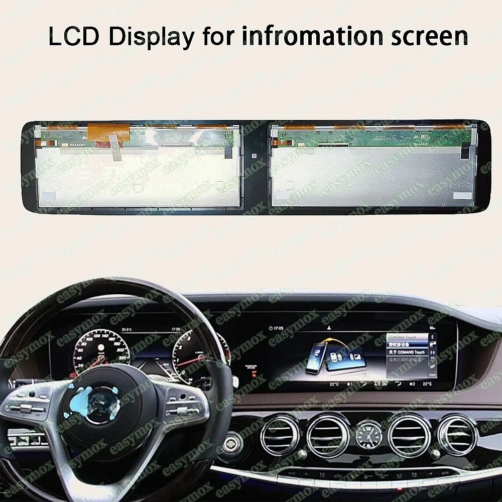 High Quality LCD Display Screen for Mercedes Maybach S680 S450 S560 S650 2018-2020 Dashboard Navigation GPS Radio