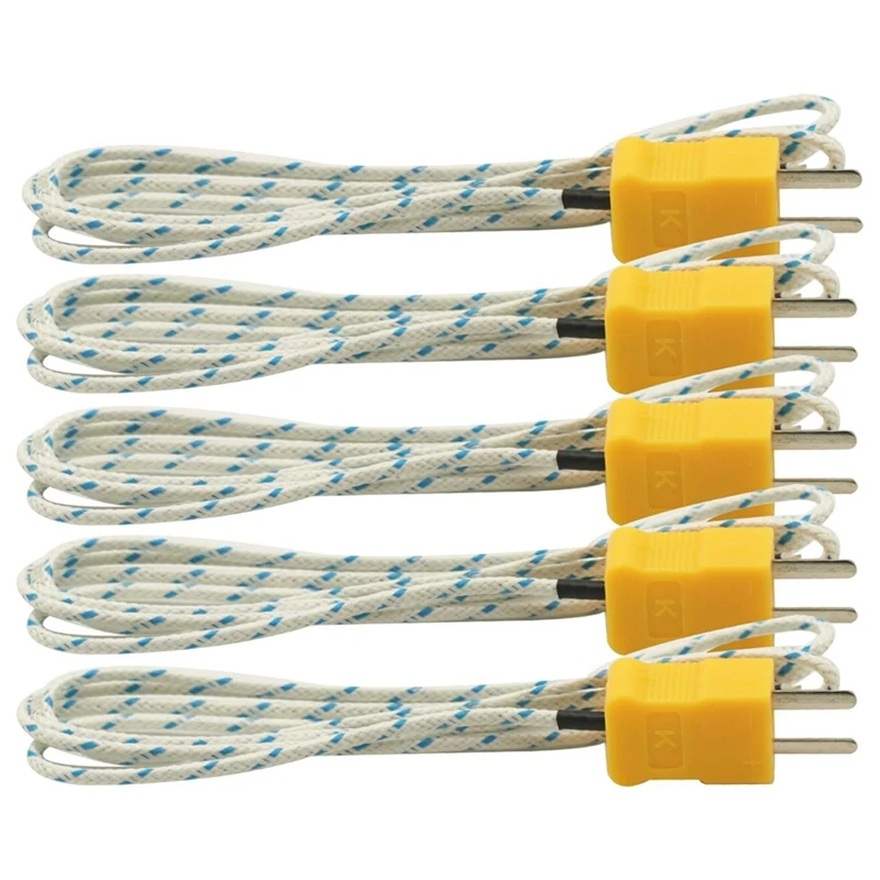 DT16 K Type Thermocouple Sensor 10PCS 1M Wire Digital Probe Tester -50 to 400℃