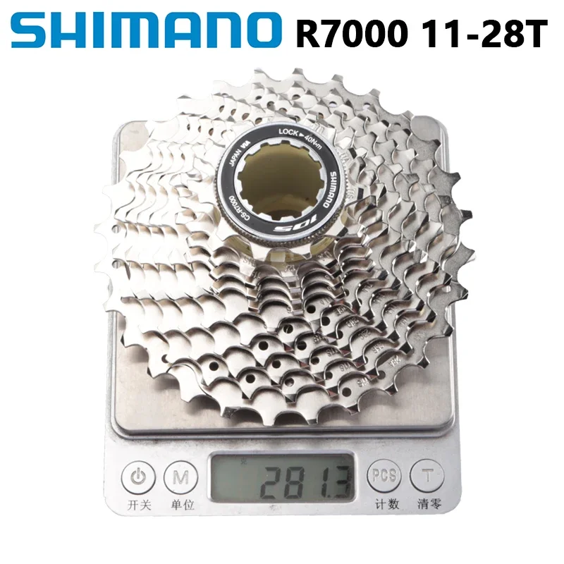 Shimano 105 R7000 Kassette 11-Gang-Rennrad-Fahrradkassette 11-28T 11-30T 11-32T mit Original Shimano Box 11V K7 Freilauf – Detail 1
