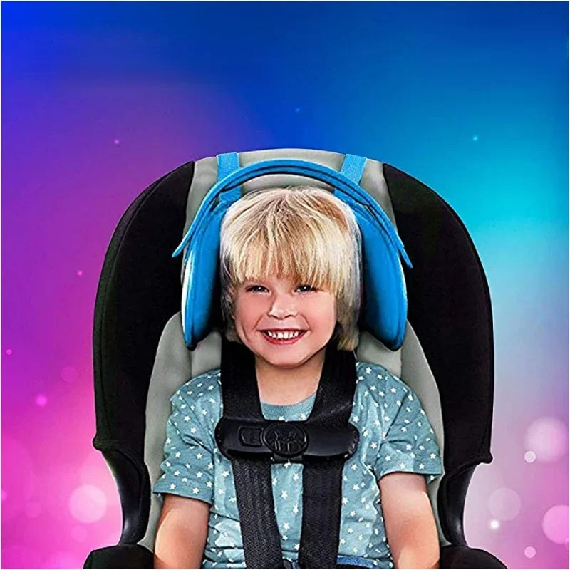 Children\'s Head Restraint Belt Car Safety Seat Infant Headrest  Headrest  Head Sleep Aid with Protective Pad