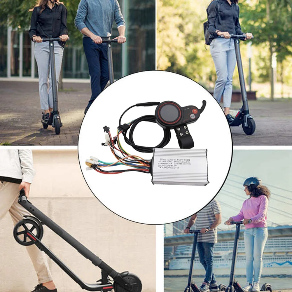 Practical 48V 21A Electric Scooter Brushless Controller+TF-100 LCD Display Throttle Meter for Kugoo M4 Pro Electric Scooter