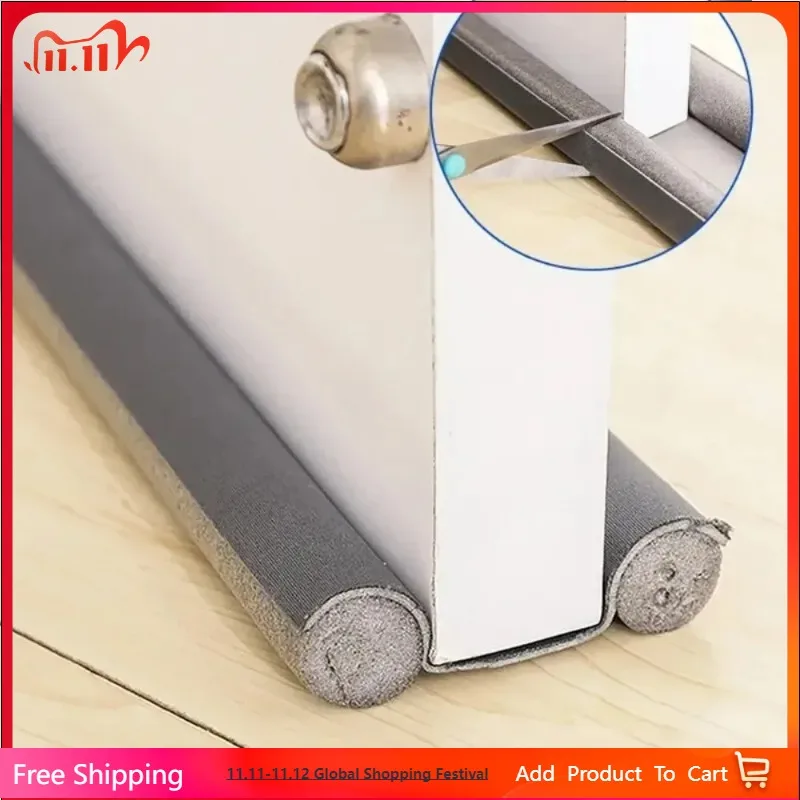 

Door Bottom Seal Strip Flexible Wind Noise Reduction Stopper Under Door Blocker Anti Collision Dustproof Soundproof Strips