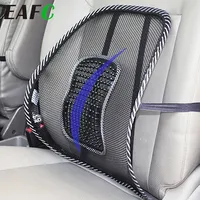 Car Seat Office Chair Massage Back Lumbar Support Mesh Ventilate Cushion Pad Black Mesh Back Lumbar Cushion for Car Driver