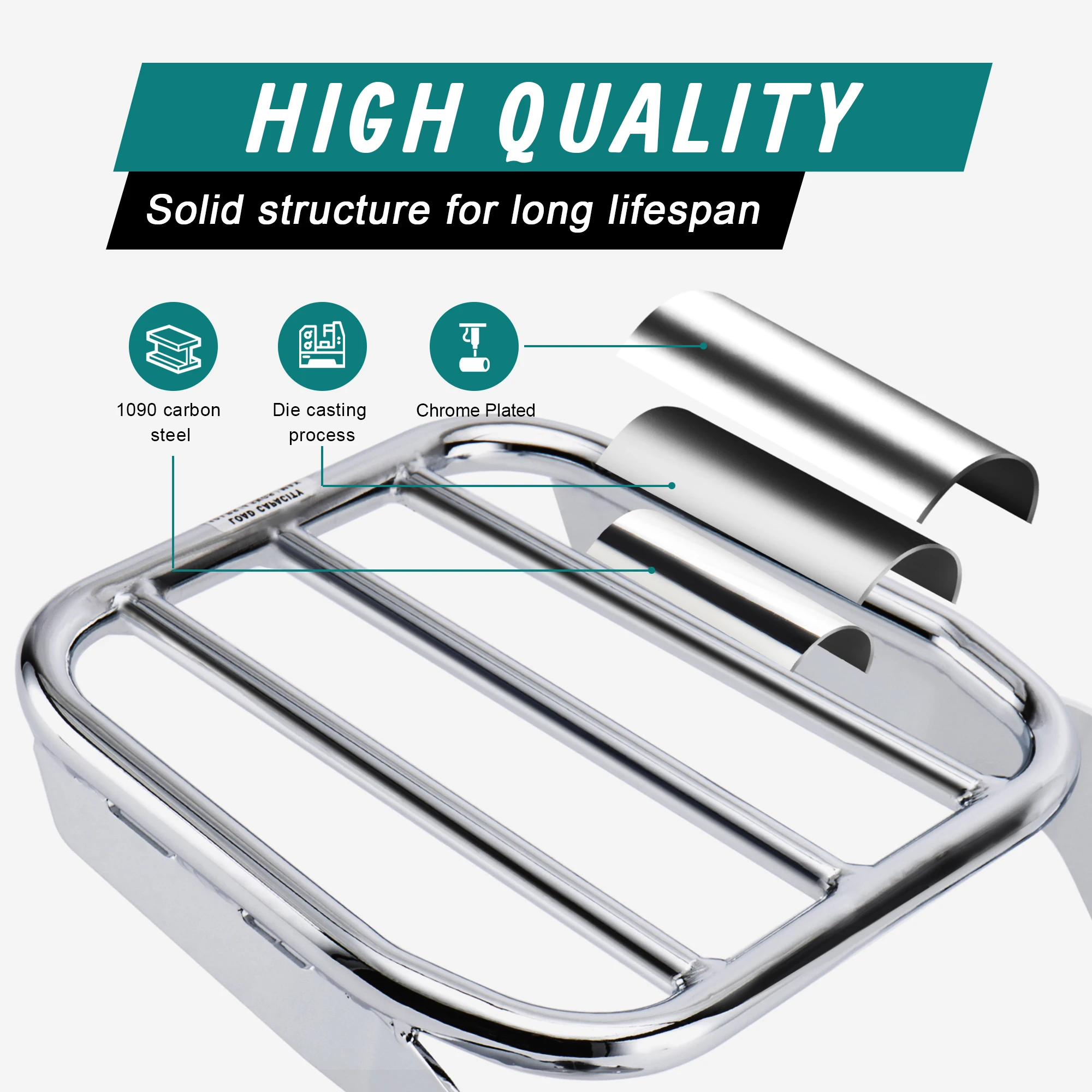 16" Sissy Bar Backrest with Luggage Rack and Docking Hardware for Harley 2018-Up Softail Fat Bob FXFB FXFBS, Chrome/Black view 5