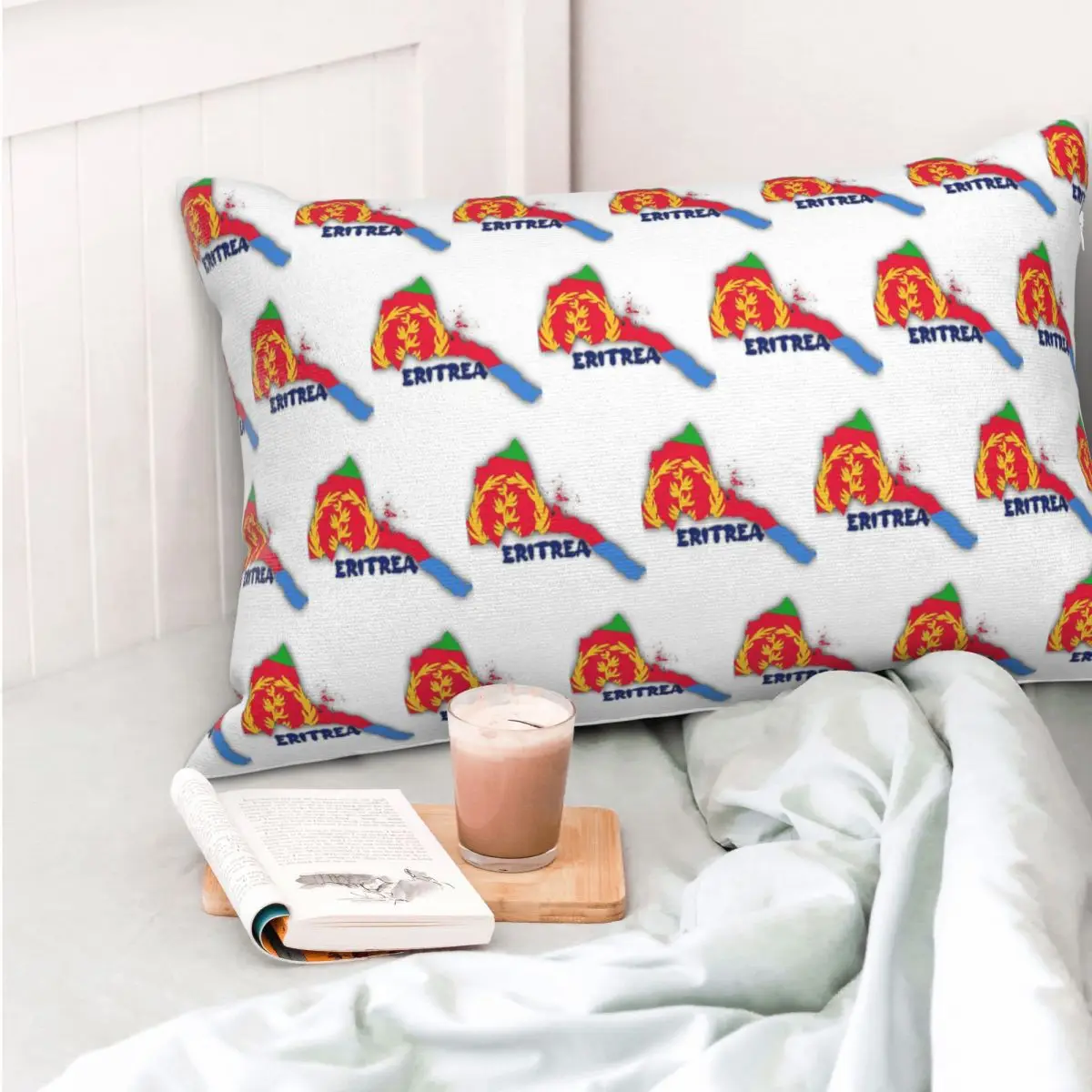 

Flag Of Eritrea Rectangle Pillowcase Cushion Cover Decorative Bedroom Bed Home Comfort Throw Pillow