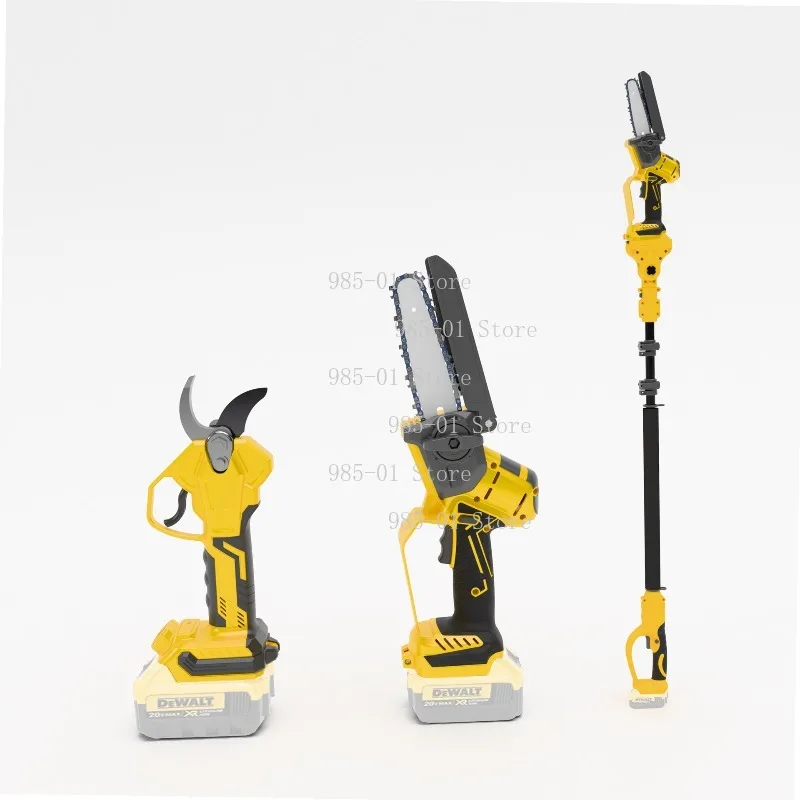 18V Lithium Battery Brushless High Branch Saw Extended Pruning Shears Power Tools for High Altitude Trimming