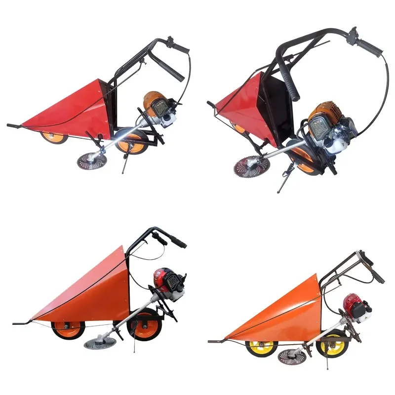 High Quality Agricultural Motorized Chili Straw Harvester for Rice Millet Sesame Crop Harvesting Machine